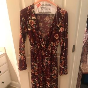 Pink blush maternity dress